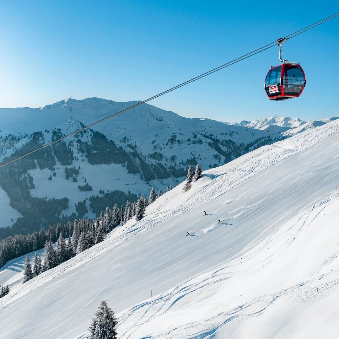 Lage an der Skipiste