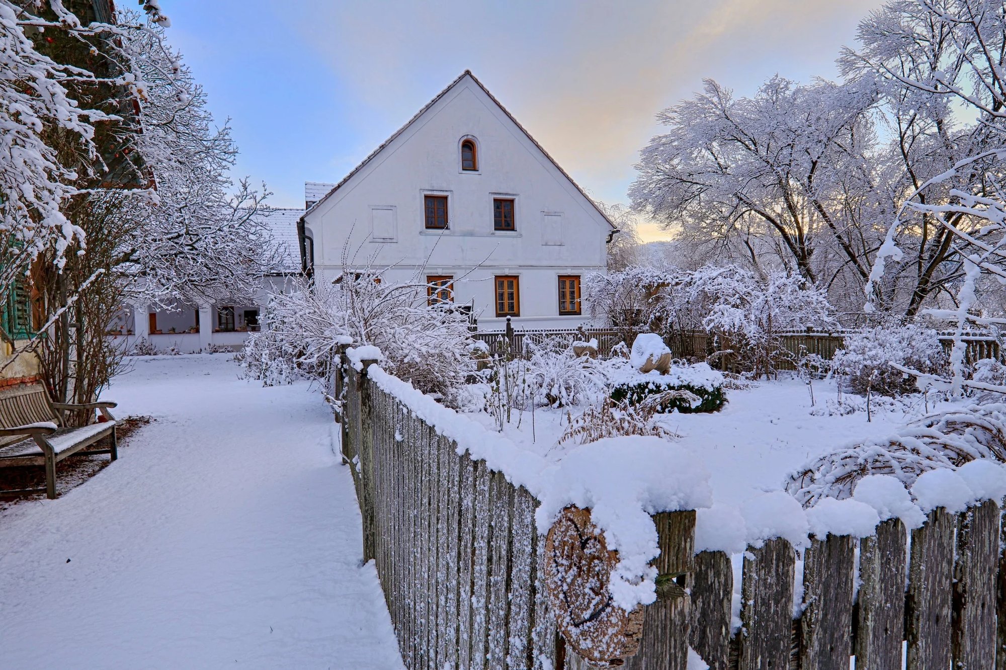 Naturidyll Hotel Landhofmühle im Winter