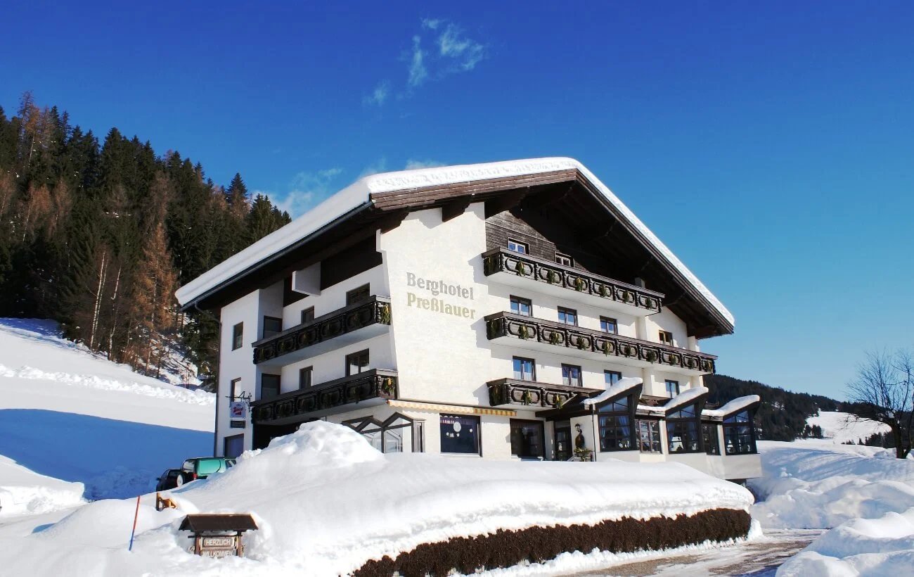 Naturidyll Hotel Presslauer im Winter