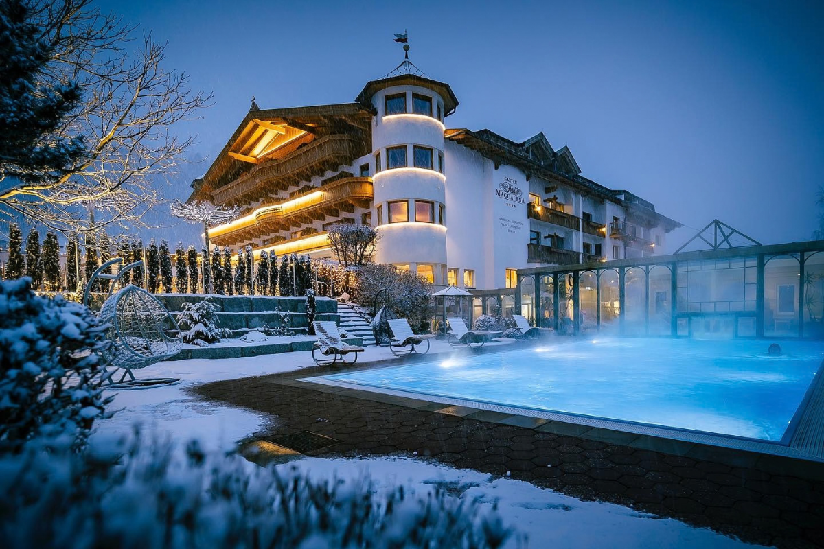 Gartenhotel Magdalena im Winter-1
